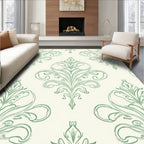 Green Vintage Acanthus Scroll Rug
