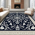 Classic Ivory Floral Arrangement Rug