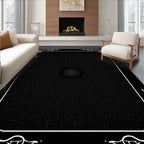 Gothic Black Spiderweb Tunnel Rug