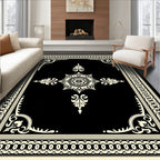 Cream Formal Garden Medallion Rug