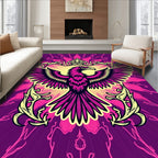 Majestic Pink Eagle Crest Rug