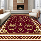 Regal Gold Trophy Laurel Border Rug