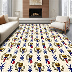 Gold Trophy Blue Ribbon Laurel Wreath Trophies Rug