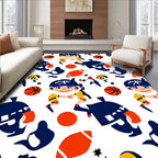 Kid's Sporty Action All Over Rug
