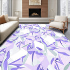 Lavender Watercolor Abstract Crystal Rug