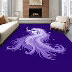 Purple Galactic Dancer Starry Rug