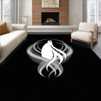 Mysterious White Figure Aura Rug