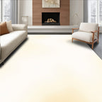 Creamy Pale Gold Textured Abstract Rug