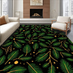 Evergreen Festive Starburst Holiday Branches Rug