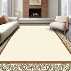Antique Gold Art Nouveau Border Rug