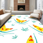 Whimsical Yellow Bird Hammock Rug