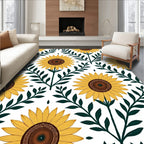 Golden Sunflower Botanic Garden Rug
