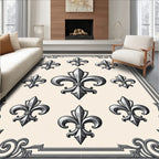 Ornate Fleur de Lis Collection Rug