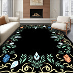 Enchanted Crystal Branch Border Rug