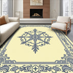 Indigo And Butterflower Centerpiece Rug