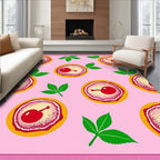 Pink Cherry Tart Delight Rug
