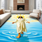 Divine Radiance Sunlit Water Walk Rug