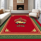 Yellow Van Red Foliage Border Rug