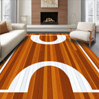Wooden Court Arches Rug