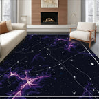 Galactic Nebula Star Map Rug