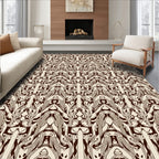 Art Nouveau Sepia Organic Flow Rug
