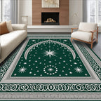 Emerald Starry Night Arch Rug