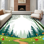 Enchanted Forest Woodland Path Rug