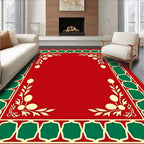Crimson Garden Border Fruit and Leaf Rug