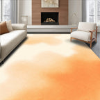 Soft Peach Cloud Wash Abstract Rug