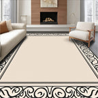 Classic Ivory Scroll Border Rug