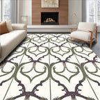 Antique Bronze Arch Scroll Rug