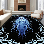 Ethereal Ice Queen Celestial Frame Rug