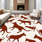 Brown Silhouette Canine Park Companion Rug