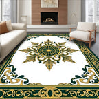 Emerald Gold Center Star Border Rug