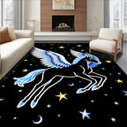 Midnight Pegasus Starry Night Rug