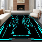 Cybernetic Circuit Board Graphic Rug