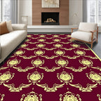 Regal Burgundy Royal Crest Rug