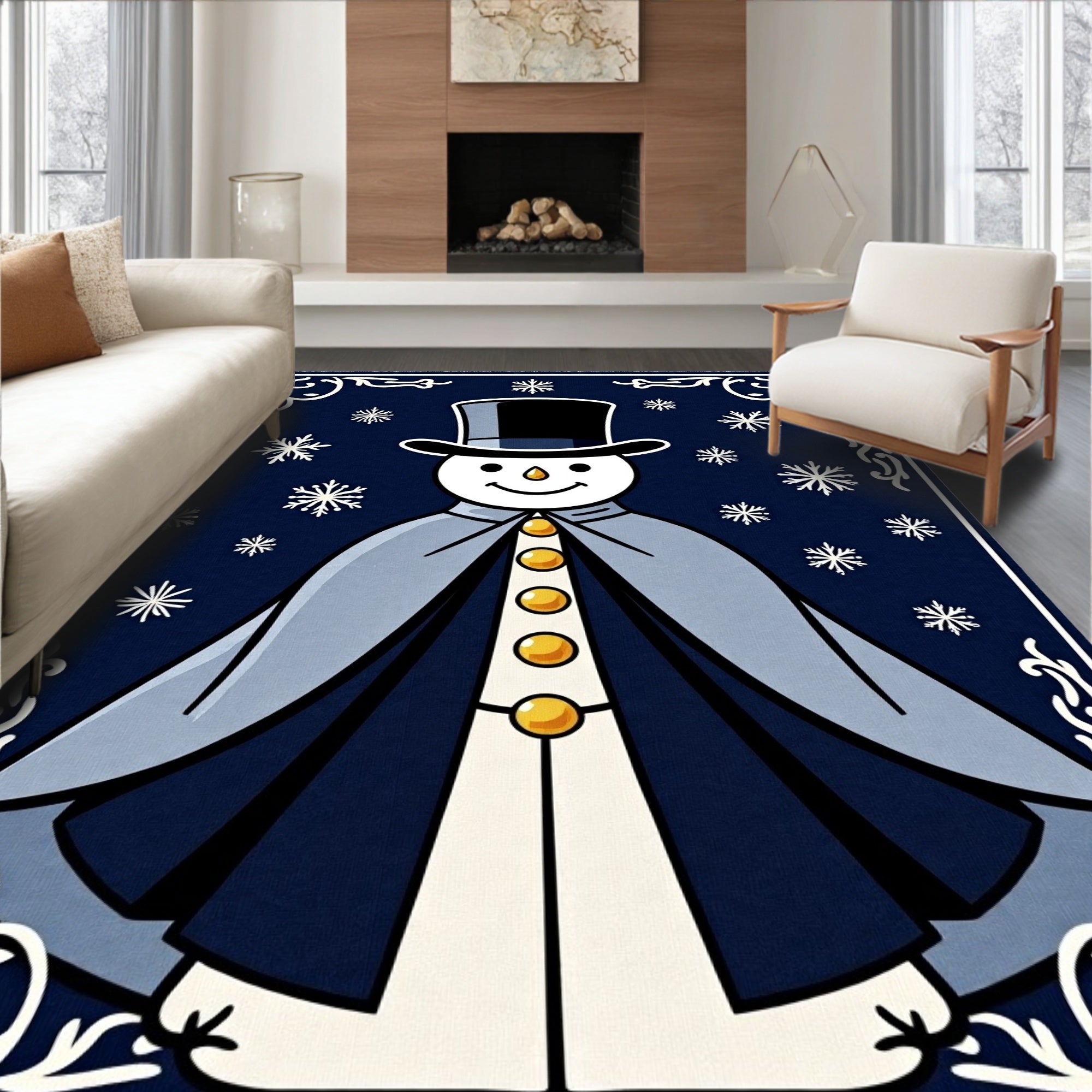 Dapper Snow Halcyon Frostflakes Rug