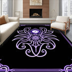 Mystic Violet Ornamental Creature Rug