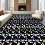 Iridescent Spheres Geometric Mosaic Rug