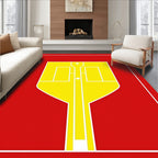 Bold Yellow Geometric Modern Rug